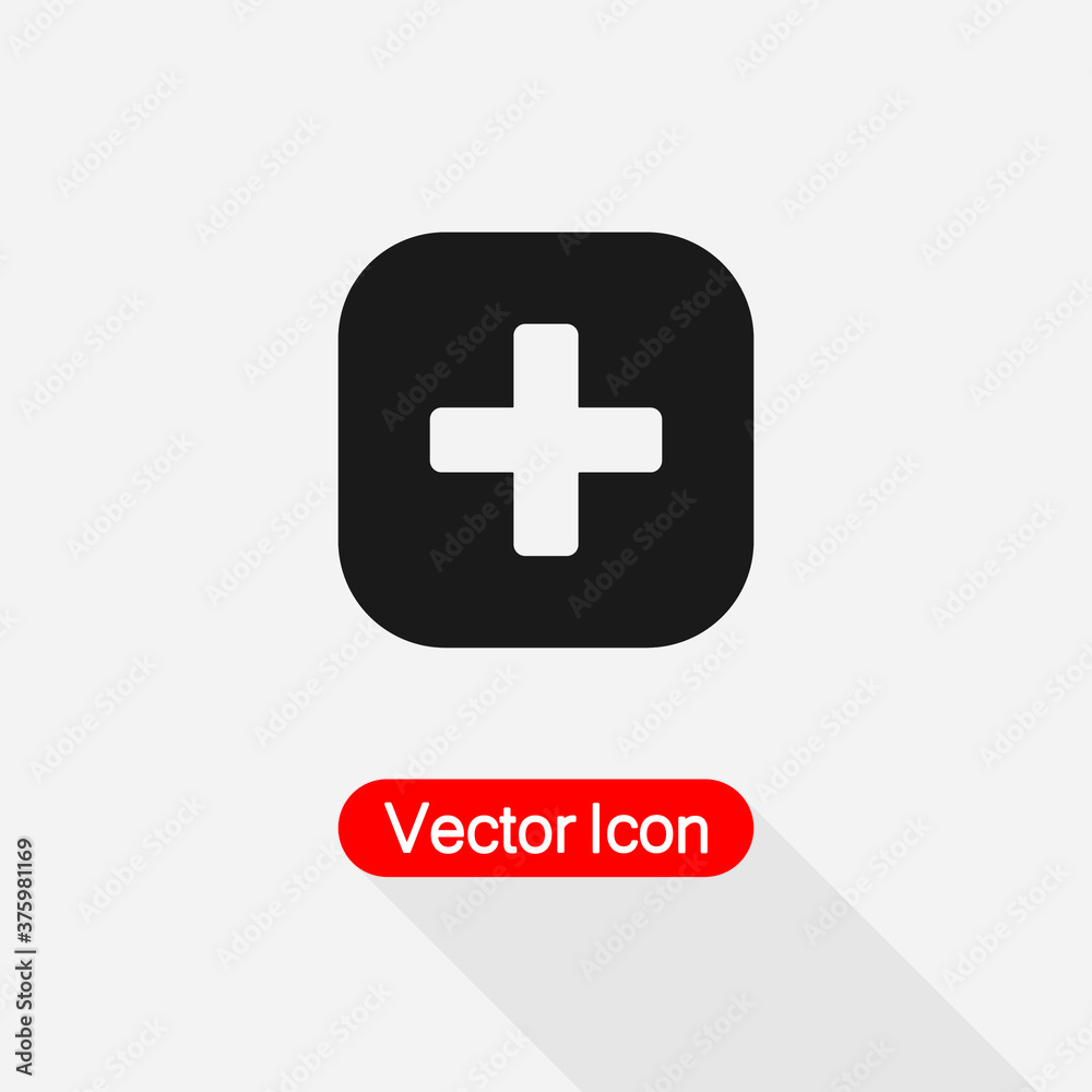 Plus Icon, Add Icon Vector Illustration Eps10 Plus Icon, Add Icon Vector Illustration Eps10