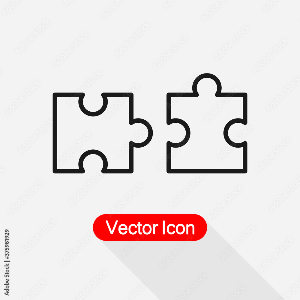 Puzzle Icon Vector Illustration Eps10 Puzzle Icon Vector Illustration Eps10