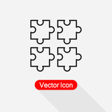 Puzzle Icon Vector Illustration Eps10