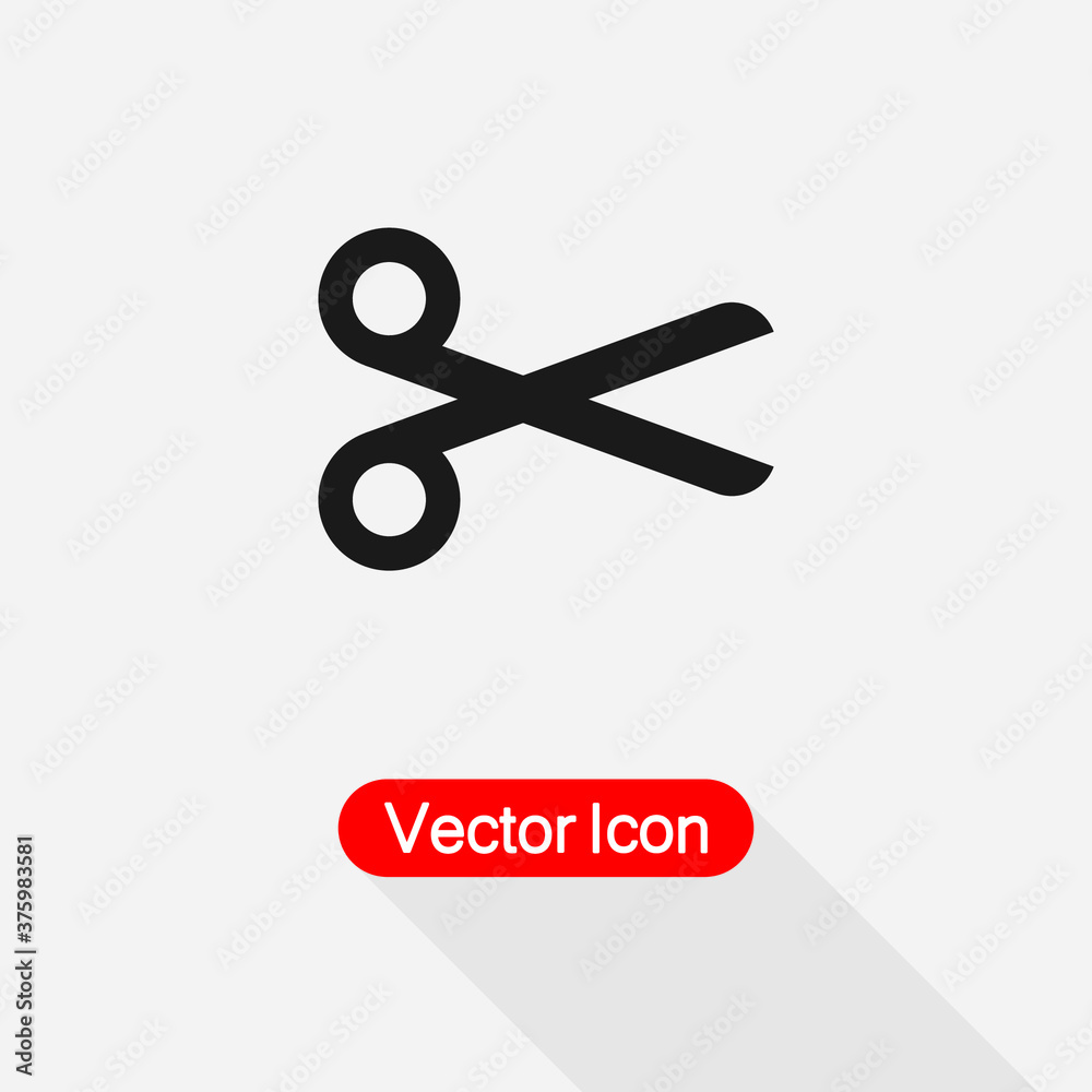 Scissors Icon Vector Illustration Eps10 Scissors Icon Vector Illustration Eps10