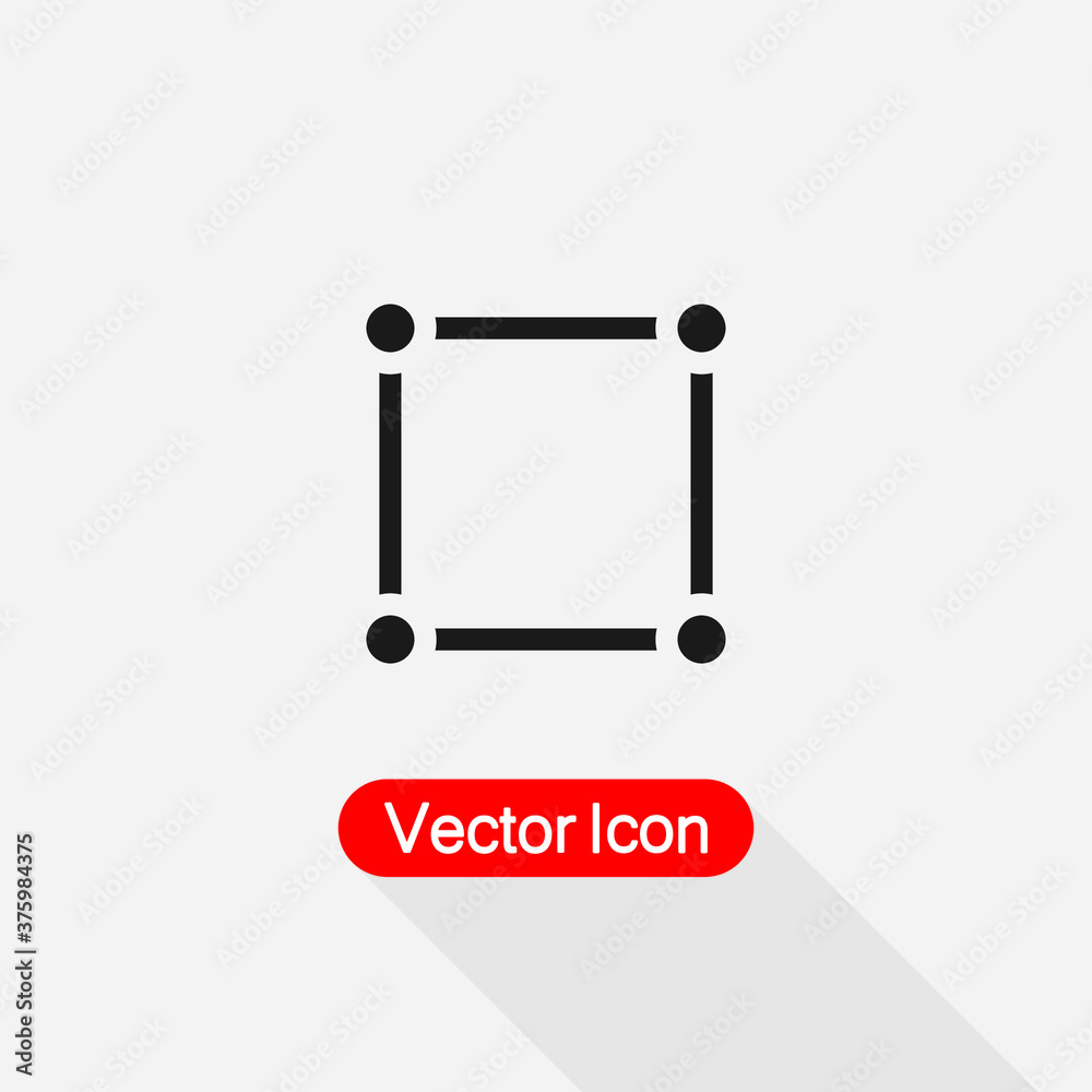 Selected Area Icon Vector Illustration Eps10 Selected Area Icon Vector Illustration Eps10