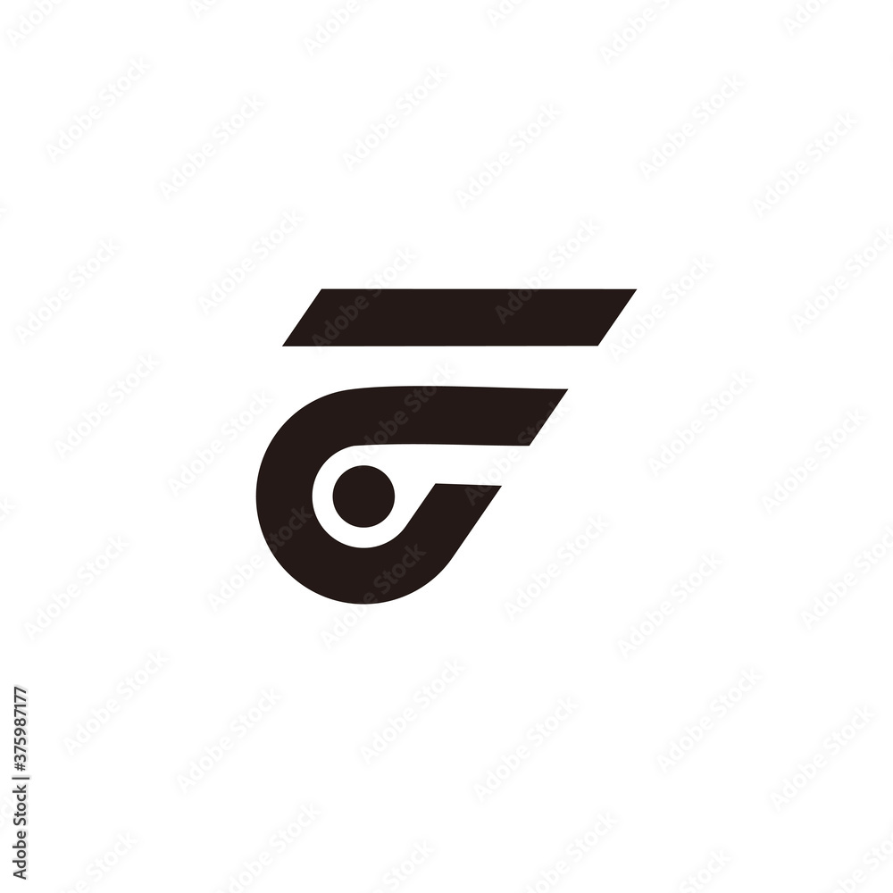 letter f stripes geometric simple motion design logo vector letter f stripes geometric simple motion design logo vector