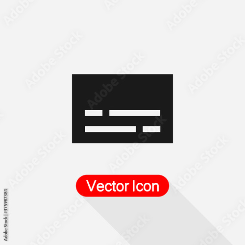 Subtitle Vector Icon © Евгений Яковина