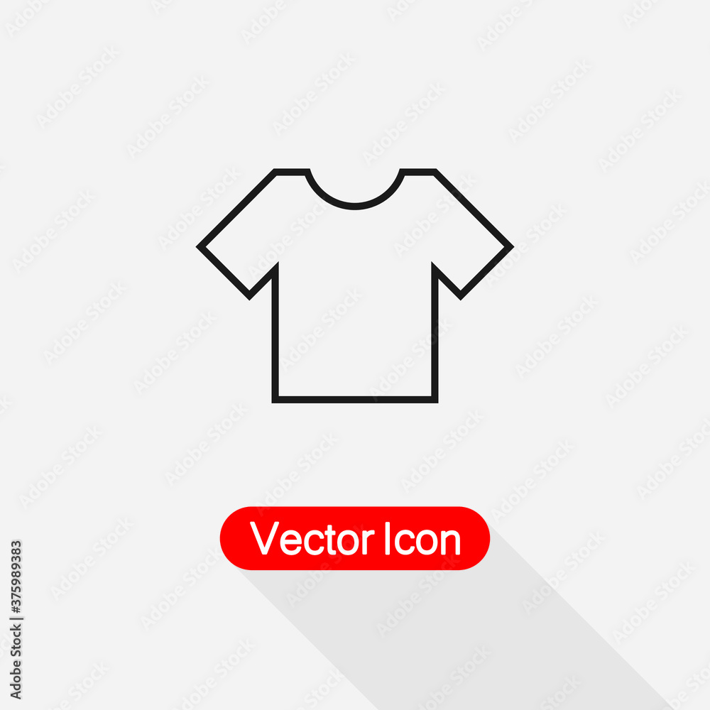 T-shirt Icon Vector Illustration Eps10 T-shirt Icon Vector Illustration Eps10