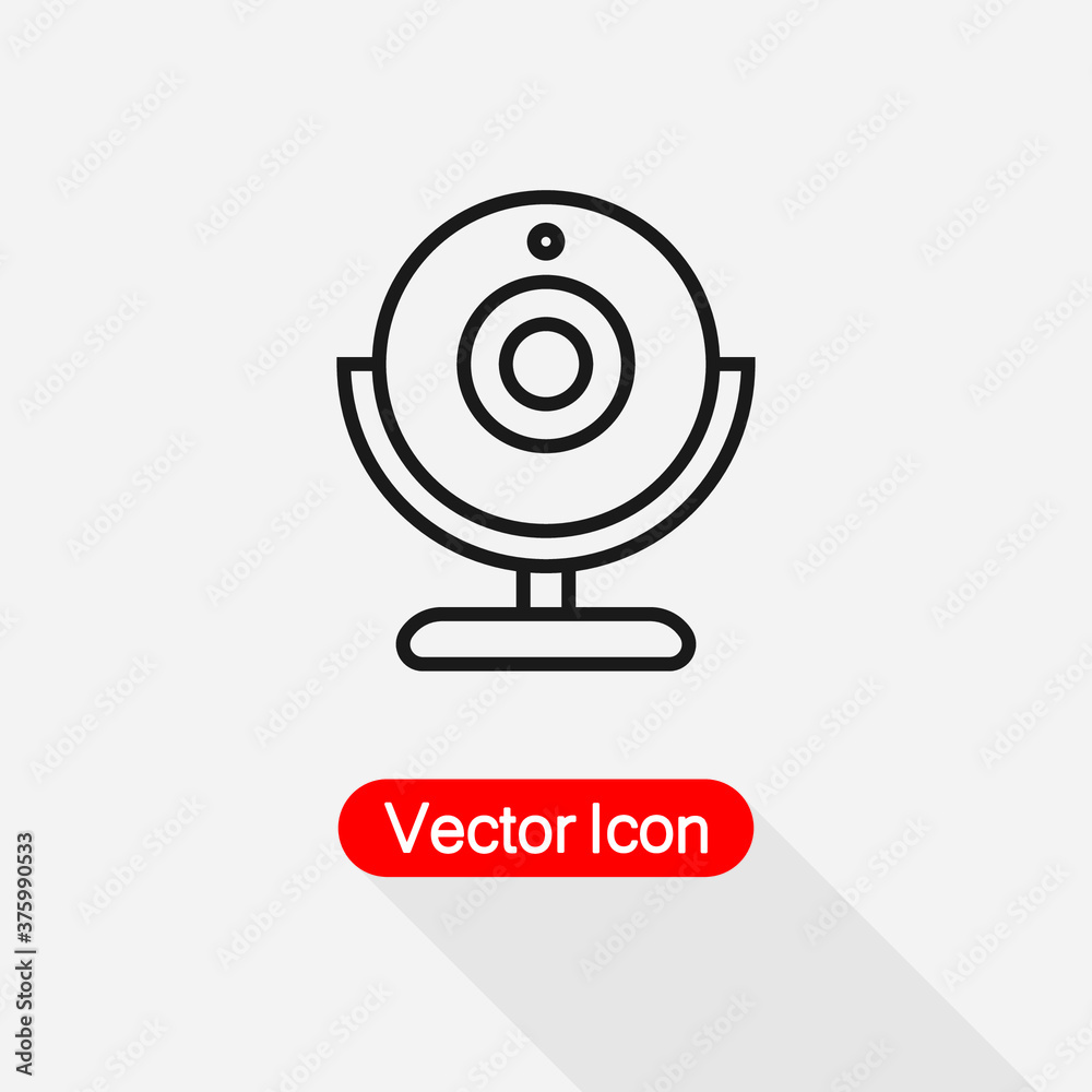 Webcam Icon Vector Illustration Eps10
