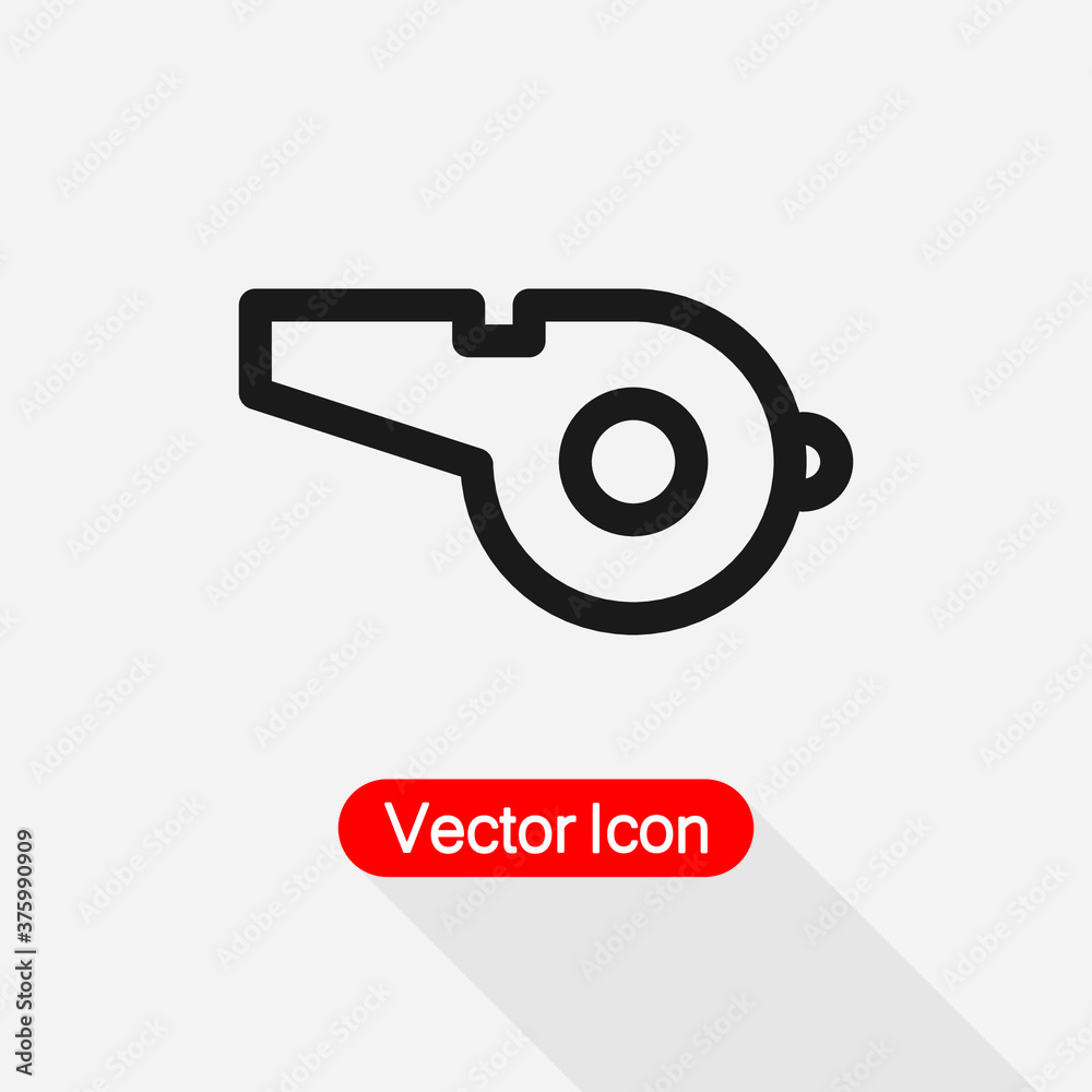 Whistle Icon Vector Illustration Eps10