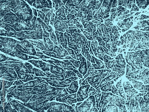 A blue toned abstract vector texture made using scans of creased and crumpled tissue paper. The vector file has a background fill layer and a texture layer to enable rapid color scheme changes.
