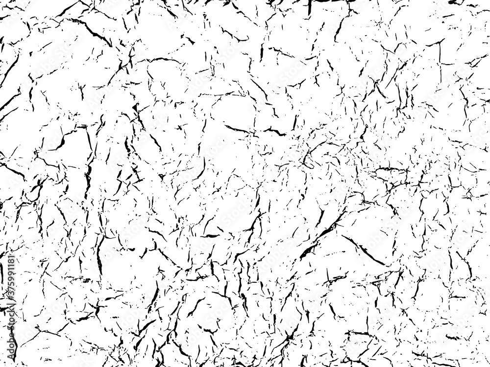 A black and white abstract vector texture made using scans of creased ...