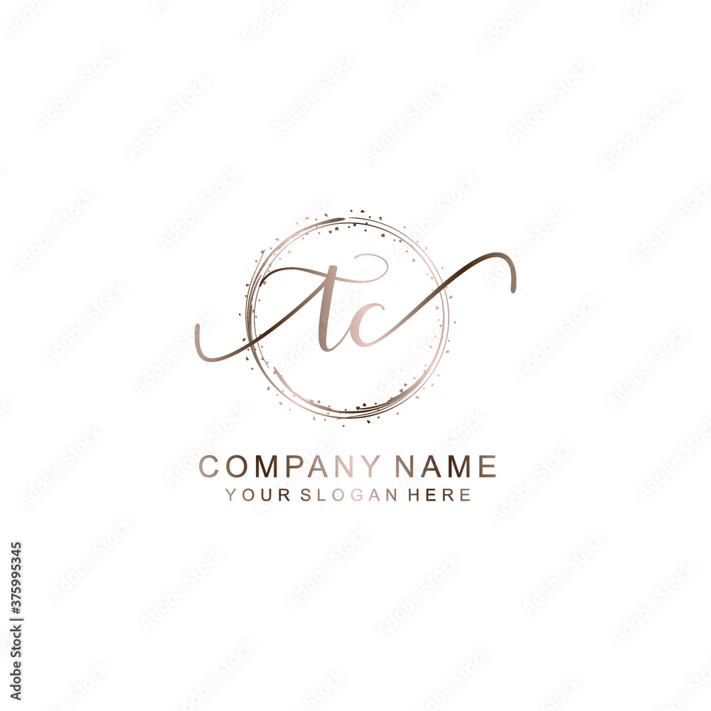 TC Initial handwriting logo template vector
TC Initial handwriting logo template vector