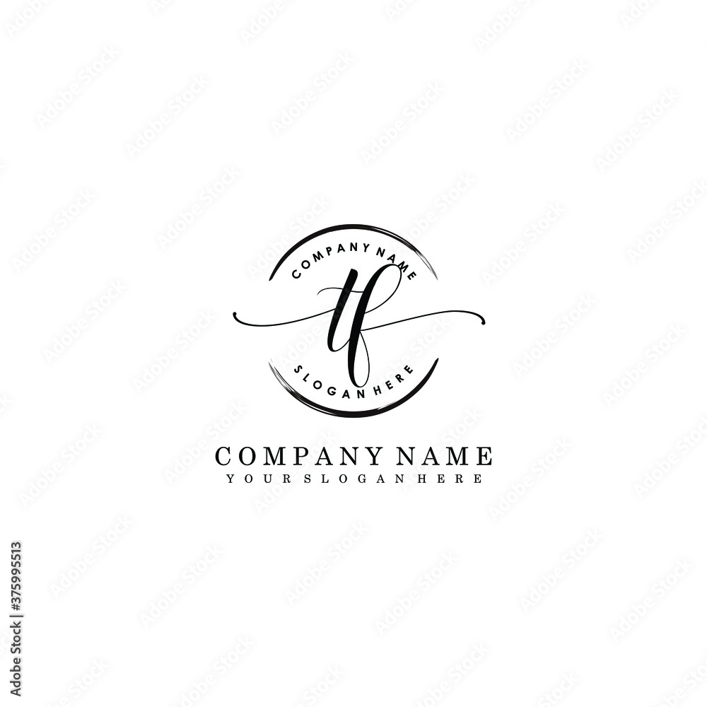 TF Initial handwriting logo template vector
TF Initial handwriting logo template vector