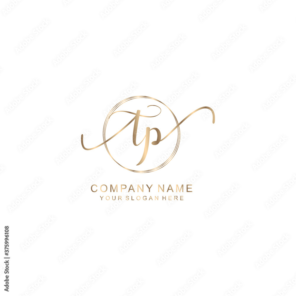 TP Initial handwriting logo template vector
TP Initial handwriting logo template vector