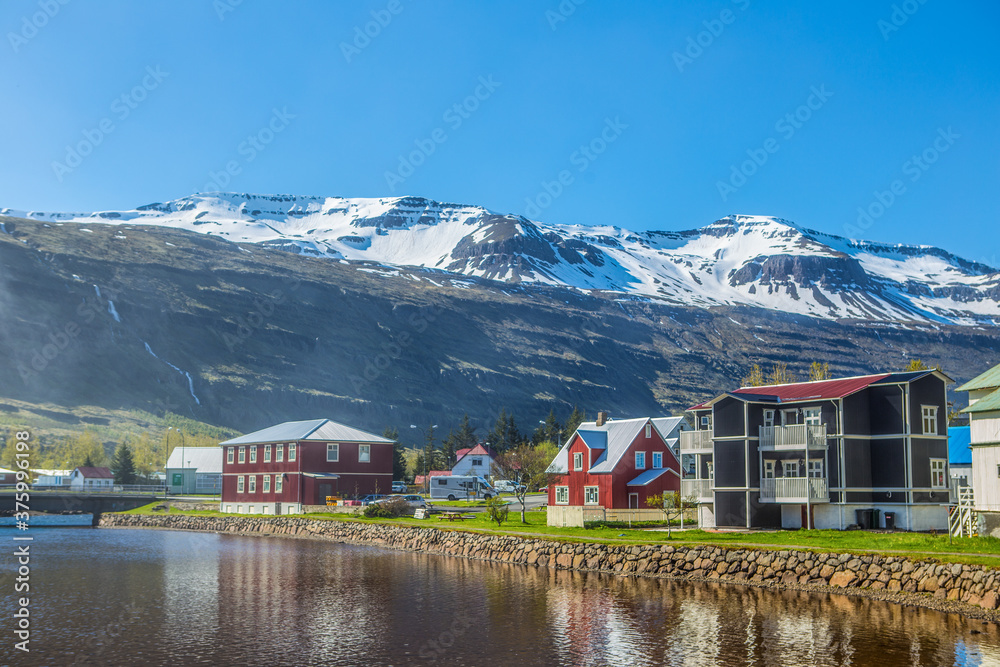 Seydisfjordur, a small town at the northeast part of Iceland.