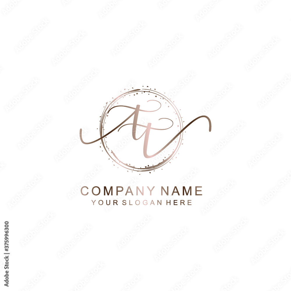 TT Initial handwriting logo template vector
TT Initial handwriting logo template vector