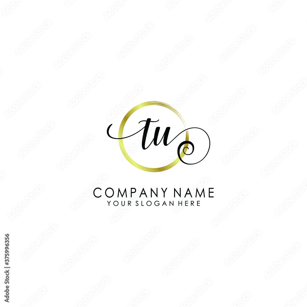 TU Initial handwriting logo template vector
TU Initial handwriting logo template vector