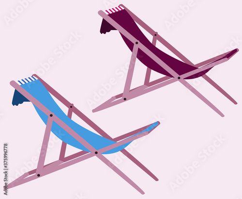 Beach Chairs Icon