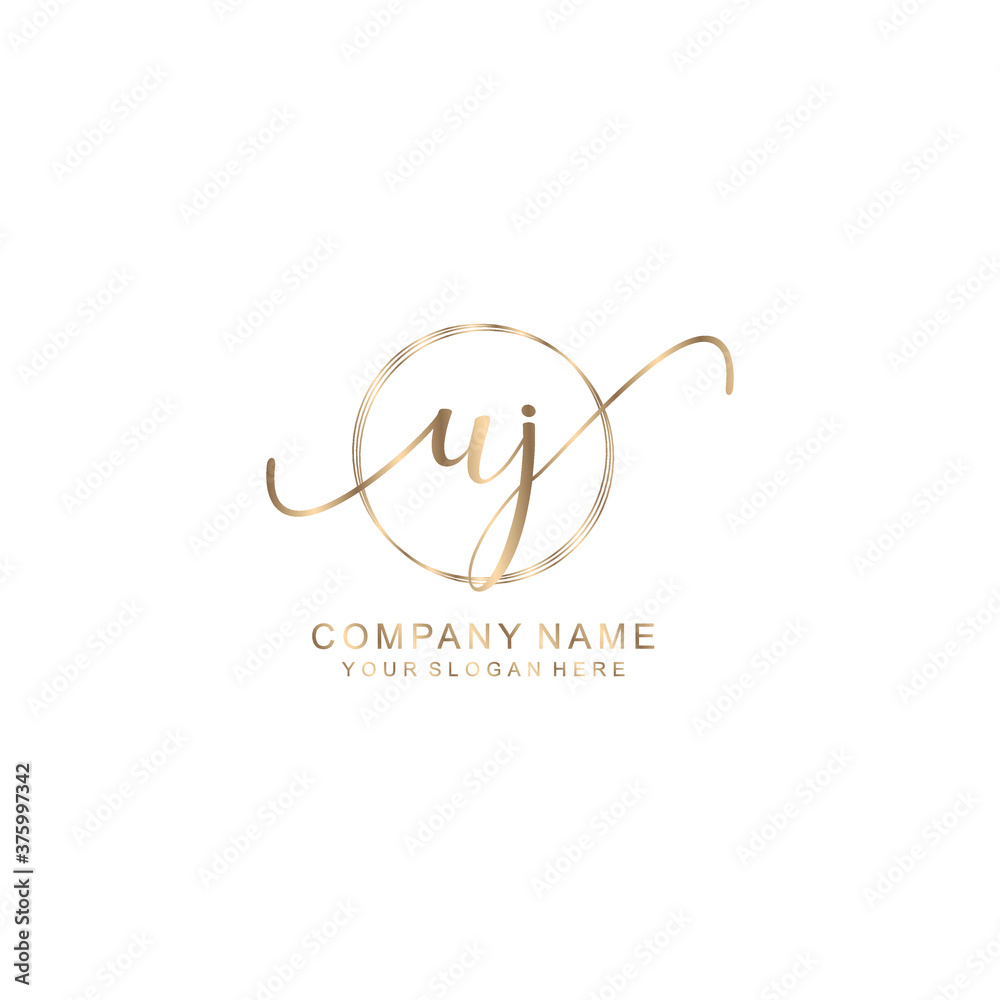 UJ Initial handwriting logo template vector
UJ Initial handwriting logo template vector
