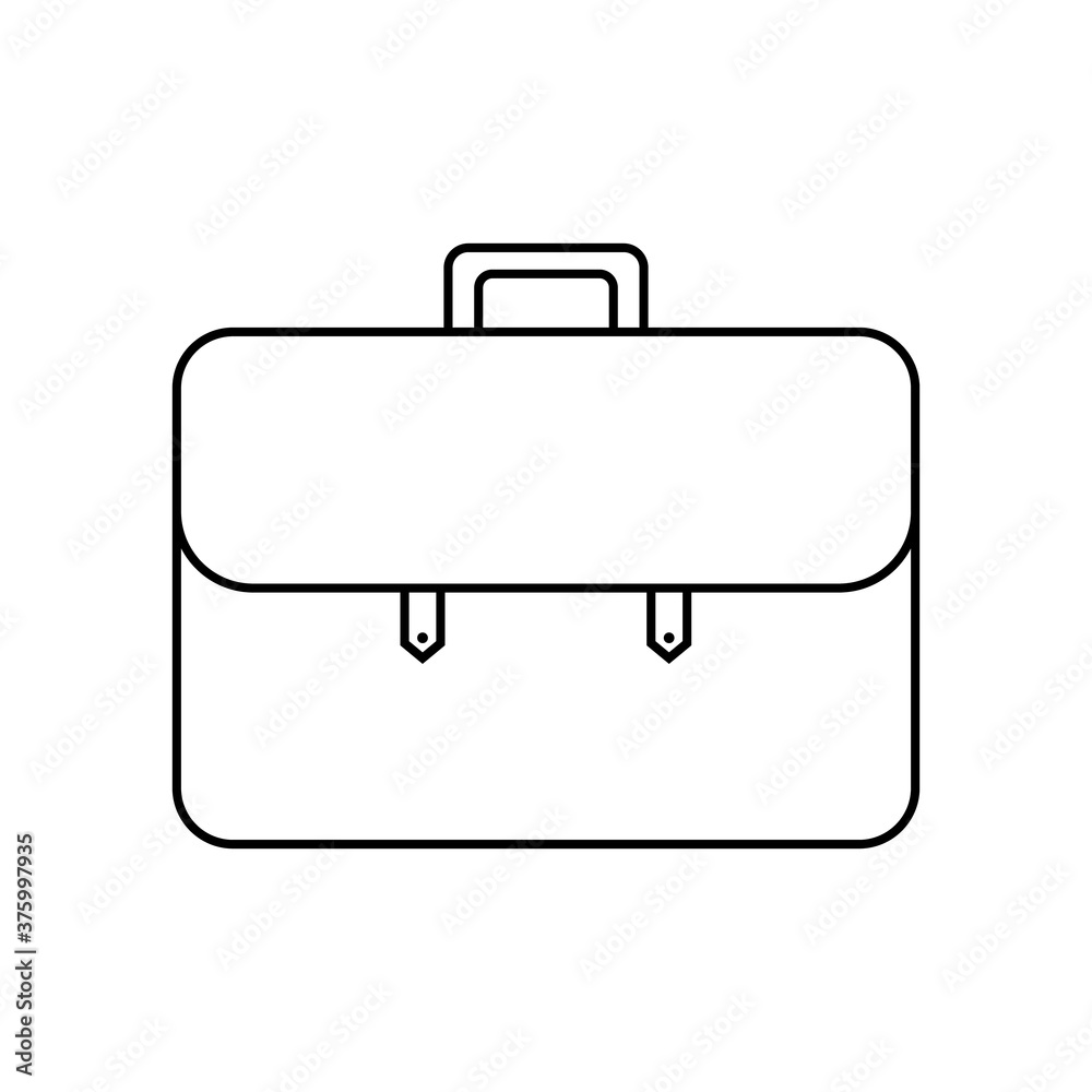 Office work briefcase icon | vector icon Office work briefcase icon | vector icon