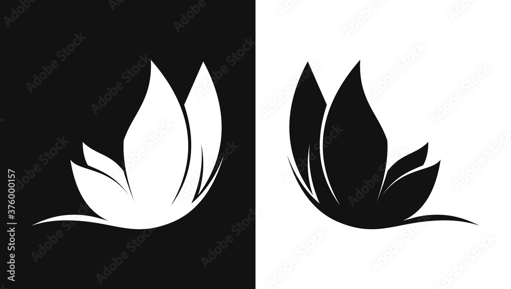 Butterfly cut out silhouette stylized vector icon Butterfly cut out silhouette stylized vector icon