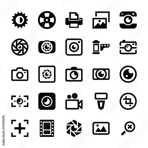 Camera And Photography Element Icons