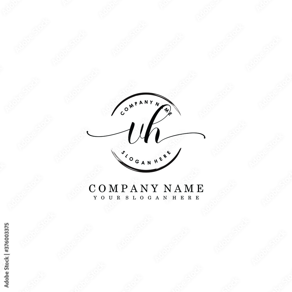 VH Initial handwriting logo template vector
VH Initial handwriting logo template vector