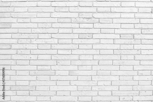 White Brick Wall Background in Rural room. Abstract Weathered Texture Stained Old Stucco.