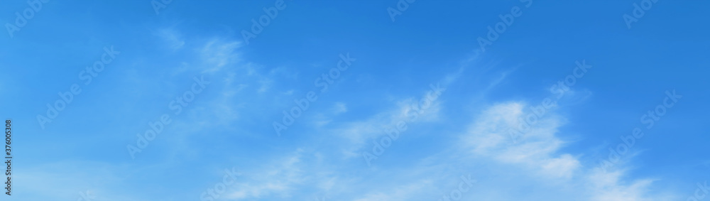 blue sky with beautiful natural white clouds	
