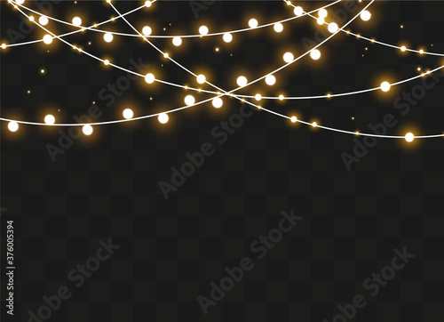 Christmas lights effect