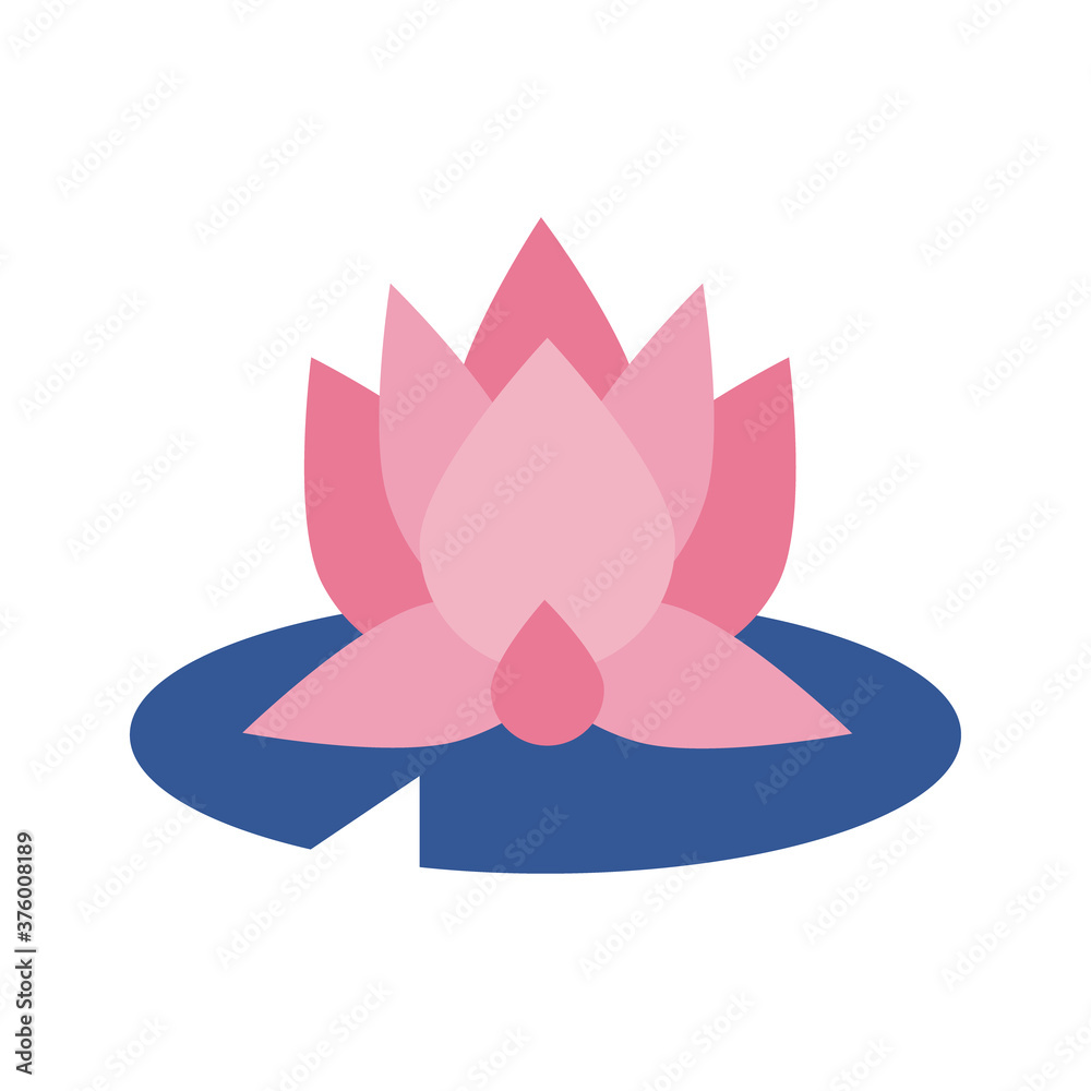 mid autumn decorative flower pink and blue flat style icon mid autumn decorative flower pink and blue flat style icon