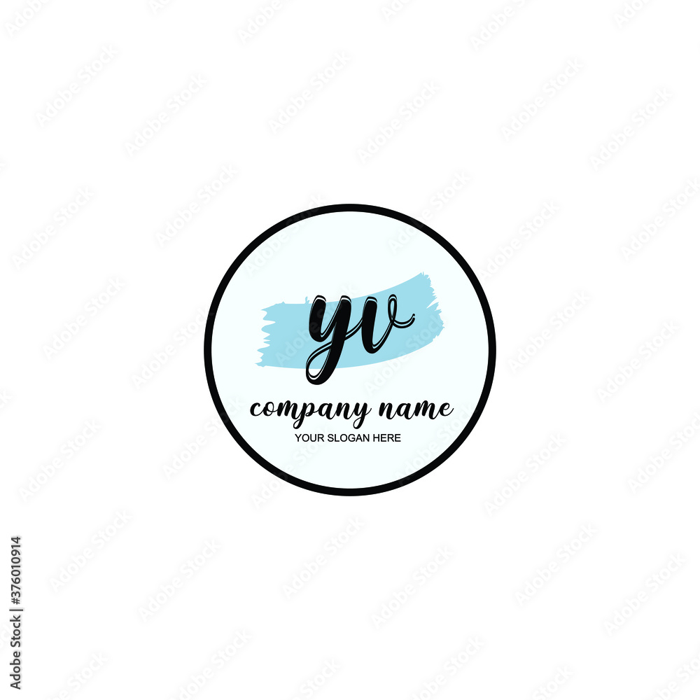 YV nitial handwriting logo template vector
YV nitial handwriting logo template vector