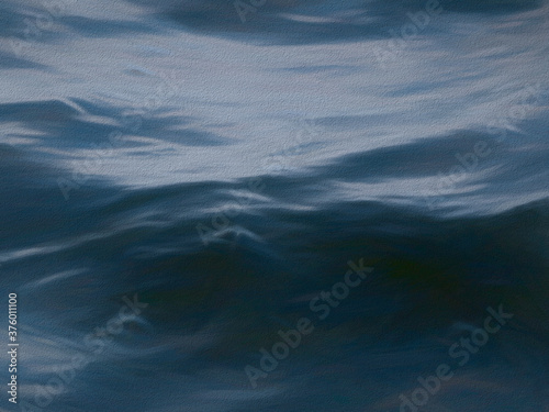 abstract art texture background. Blue water ripples