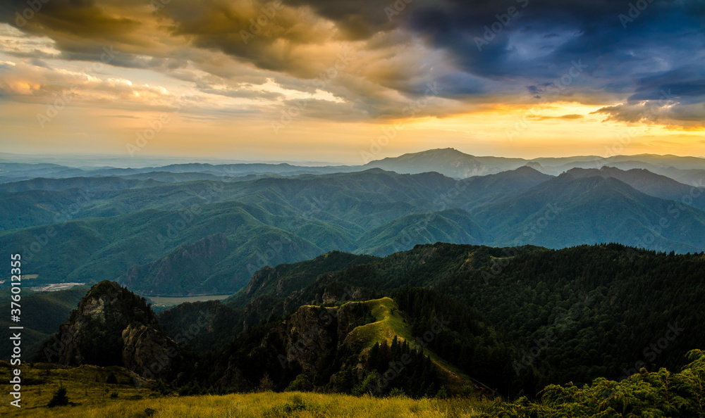 Mountains scenery in Romania. Mountains scenery in Romania.