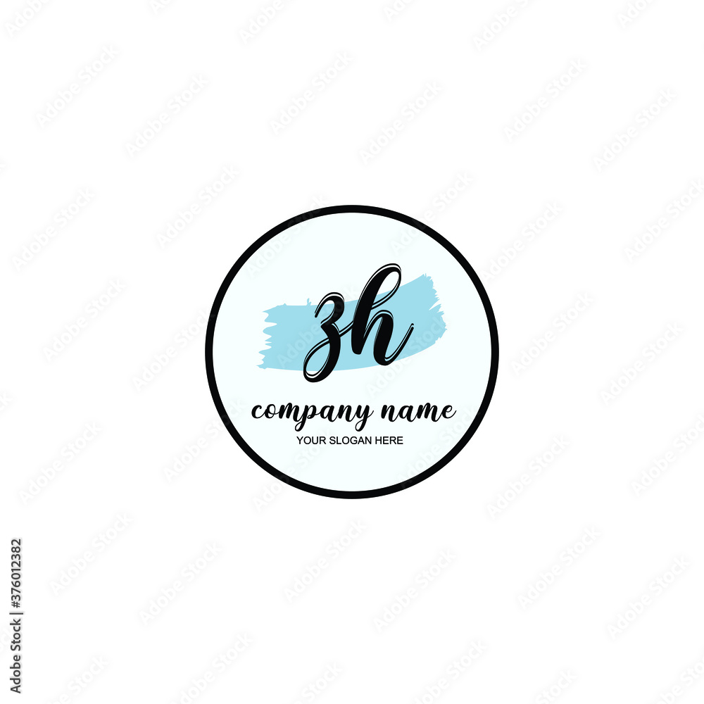Z Initial handwriting logo template vector
Z Initial handwriting logo template vector