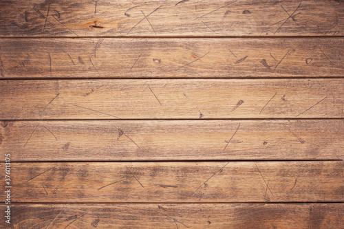 old wooden plank board background as texture