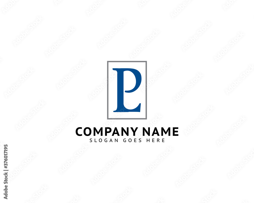 Initial Letter PL Logo Template Design Initial Letter PL Logo Template Design