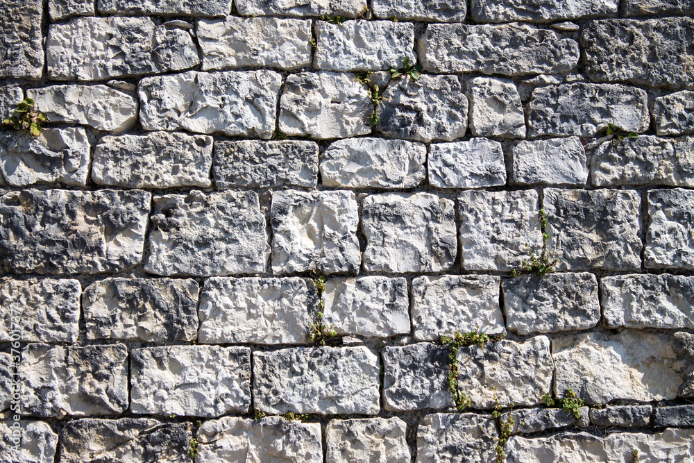 Stone brick masonry natural stone background for design