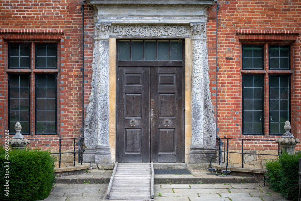 entrance to an old house