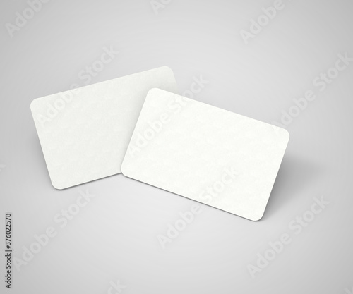 High resolution white blank Business card