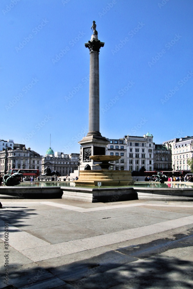 Trafalgher Square in London