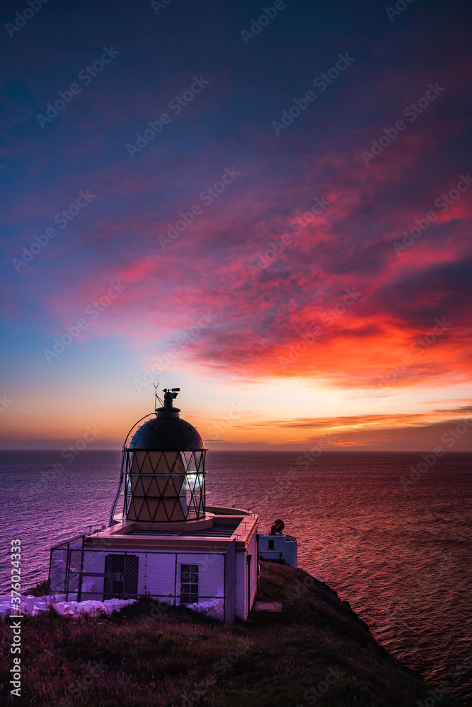 St Abbs head Lighthouse at dusk/dawn