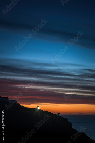 St Abbs head Lighthouse at dusk/dawn