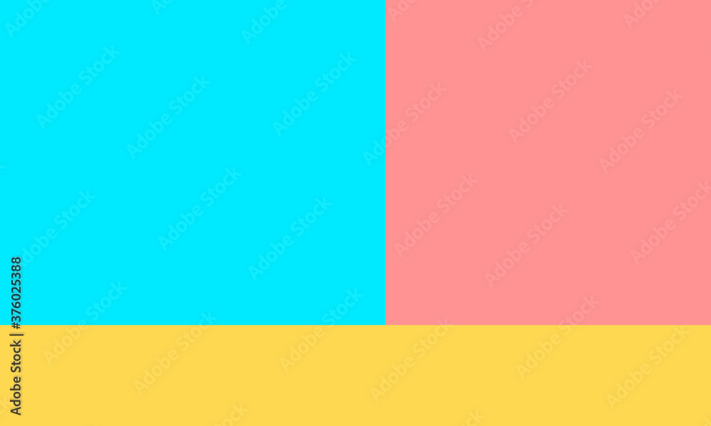 Abstract blue, pink and orange background color schemes