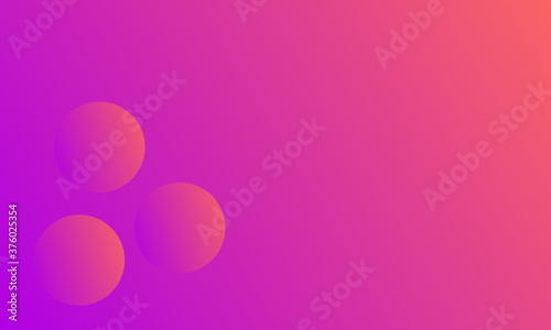 Abstract pink and purple background with object eclipse shape