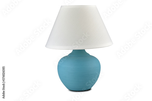 table lamp isolated on white background