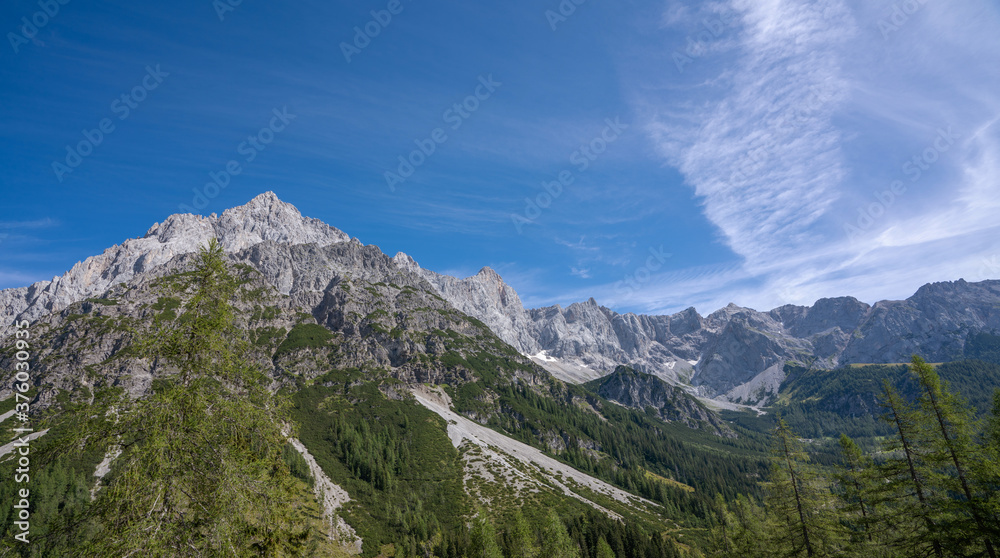 Dachstein - Aussicht von der Bachlalm, Steiermark
