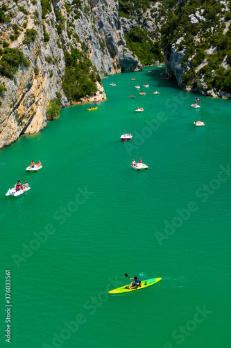 Sainte Croix Lake, Gorges du Verdon Natural Park, Alpes Haute Provence, France, Europe © JUAN CARLOS MUNOZ