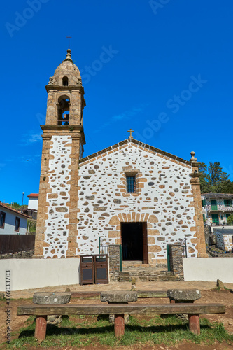 Church of San Andres de Teixido, place of pilgrimage in the coast of Galicia