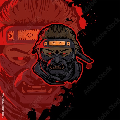 The Samurai Ninja Esport logo from Japan