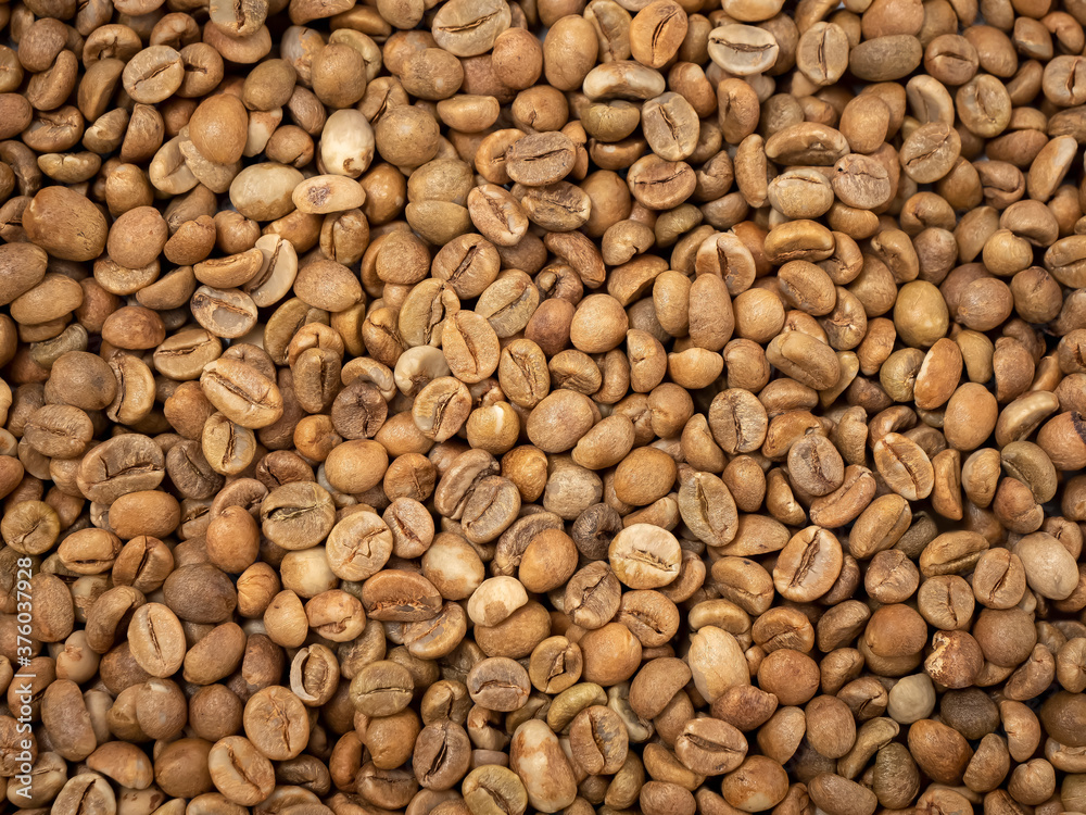 raw not roasted coffee beans from africa 