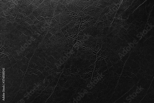 Black leather texture, old black leather texture background