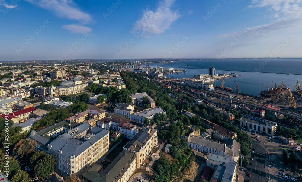 air panorama Odessa Ukraine